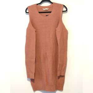 Open Shoulder Sweater Dress